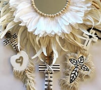 Image 2 of Juju Mirror - White/Sand