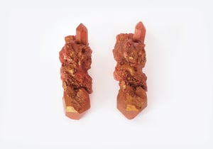 Image of CELESTIAL STUD EARRINGS - Desert