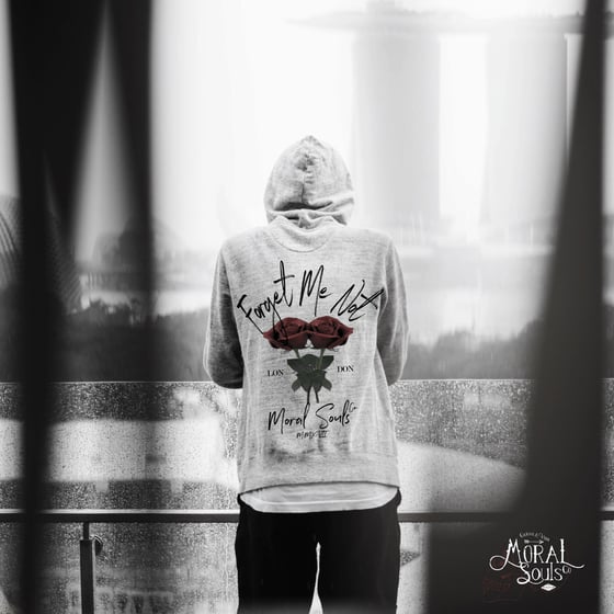 Image of Forget me not - Grey Hoodie