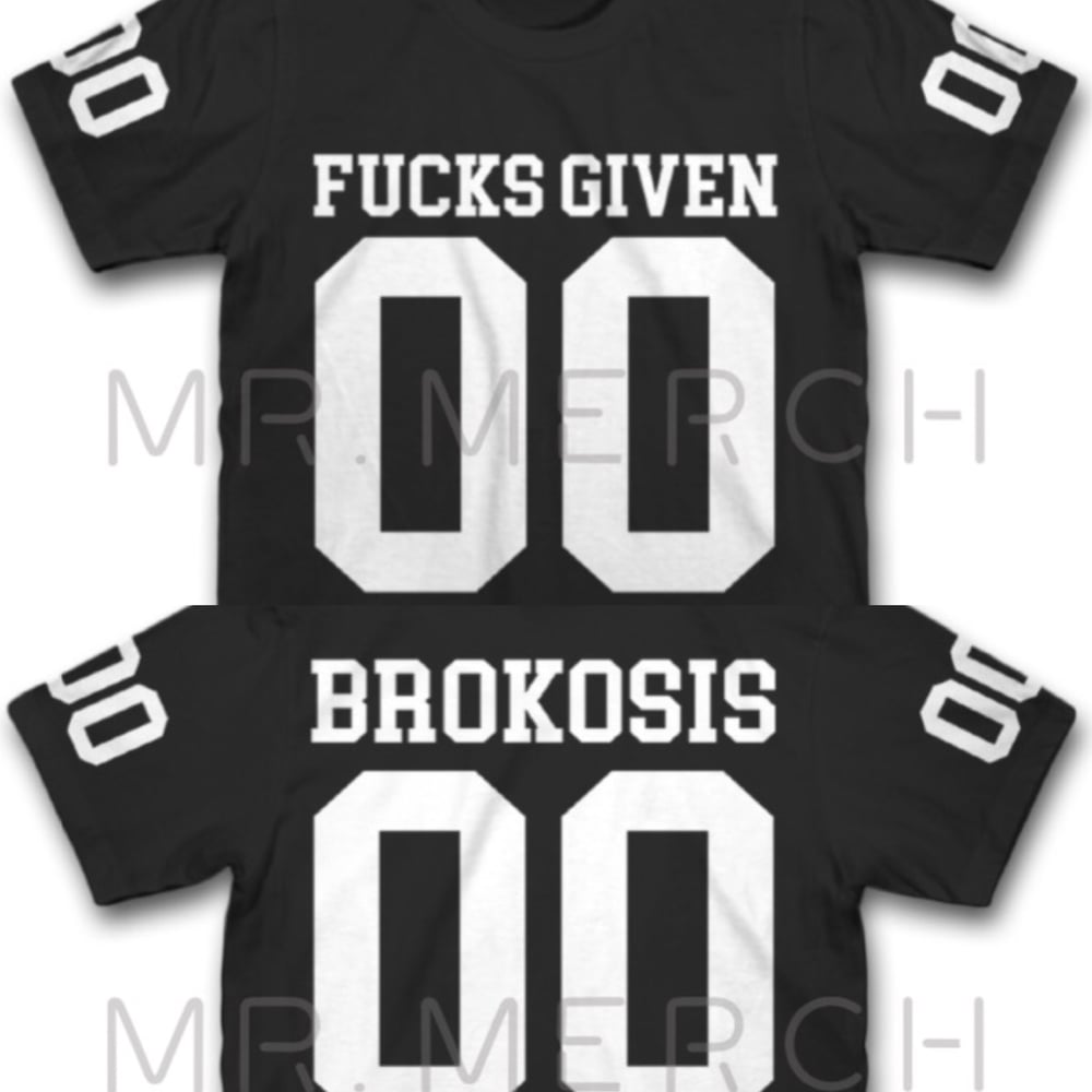 Image of Brokosis 0 Fucks Given T-Shirt (Black)