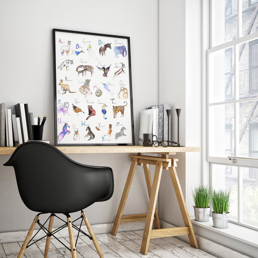 Image of ANIMAL ABC ART PRINTS
