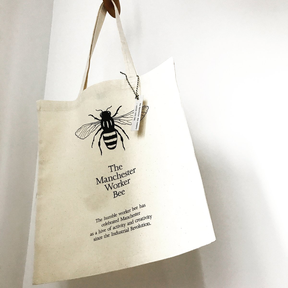 Image of Manchester Worker Bee Cotton Bag