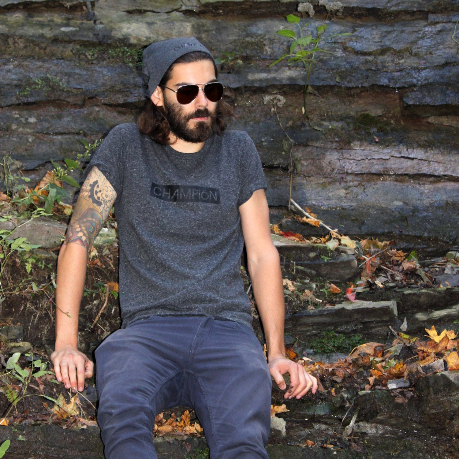 Image of unisex subtlty slouchy beanie