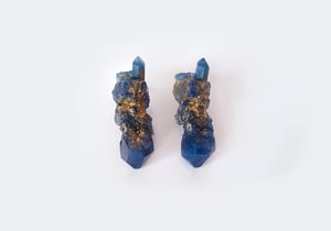 Image of CELESTIAL STUD EARRINGS - Starry Night