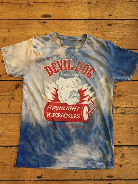 Image of 'Devil Dog Super-Charged' printed tee - L