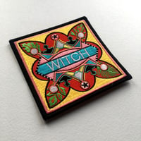 Image 1 of Witch - Embroidered patch