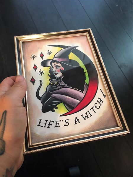 Image of Original Paintings - Life's a Witch