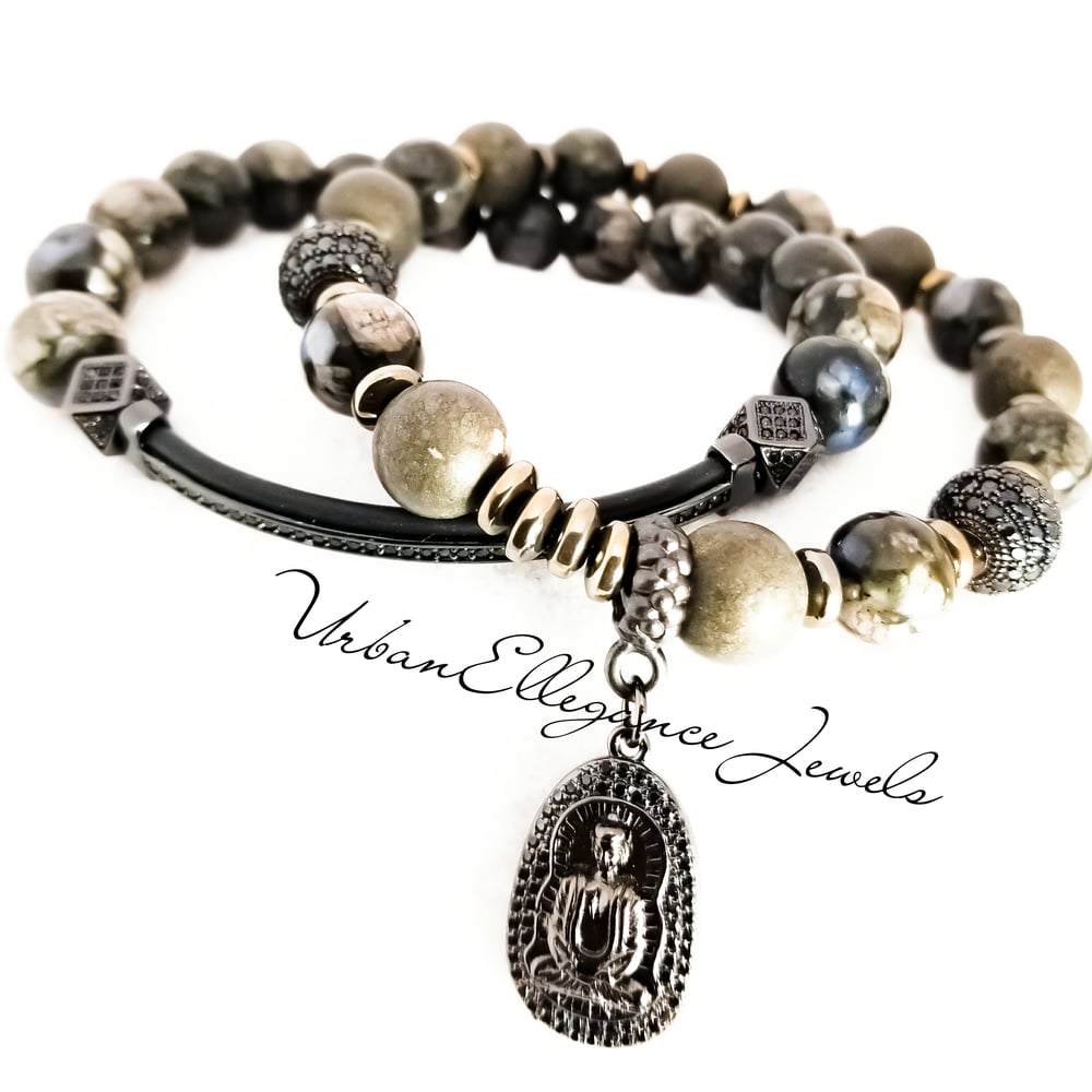 Image of 2pc Limited Edition Black Buddha