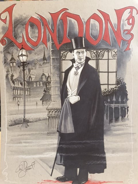 Image of London 1931 original artwork by Andy Price