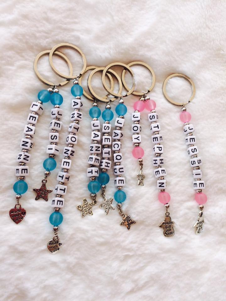 Image of Customized Letter Keychain