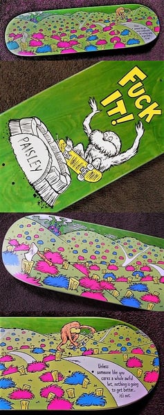 Image of Paisley skates LORAX by Sean Cliver