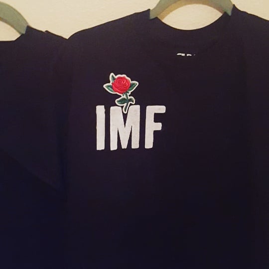 Image of In my feelings rose logo tee (adult medium)