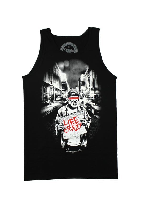 Image of Life is Crazy Homeless Tank