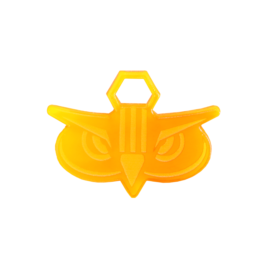 Image of Mission Tag /// OWL - prOWLer Orange