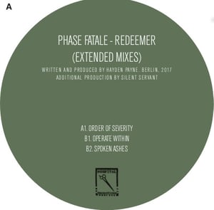 Image of [HOS-578] Phase Fatale - Redeemer (Extended Mixes) 12"