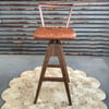 TH Brown Danish Bar stool ~ Dark Ash ~