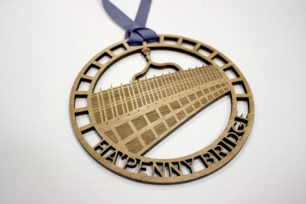 Image of HaPenny Bridge Ornament