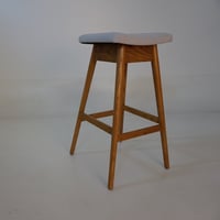 Image 4 of TH Brown Martelle Stool ~ Light Ash ~