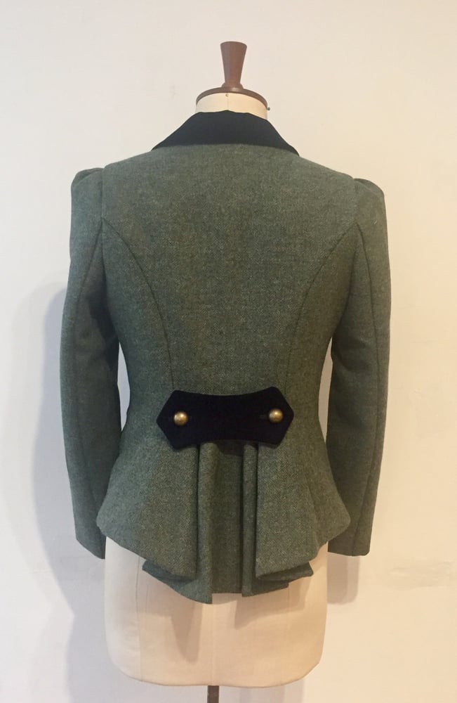 Image of Tweed and velvet Miss DuPont jacket