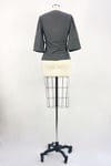 Fitted Cubist Top (Gray)