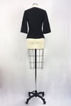 Fitted Cubist Top (Black)
