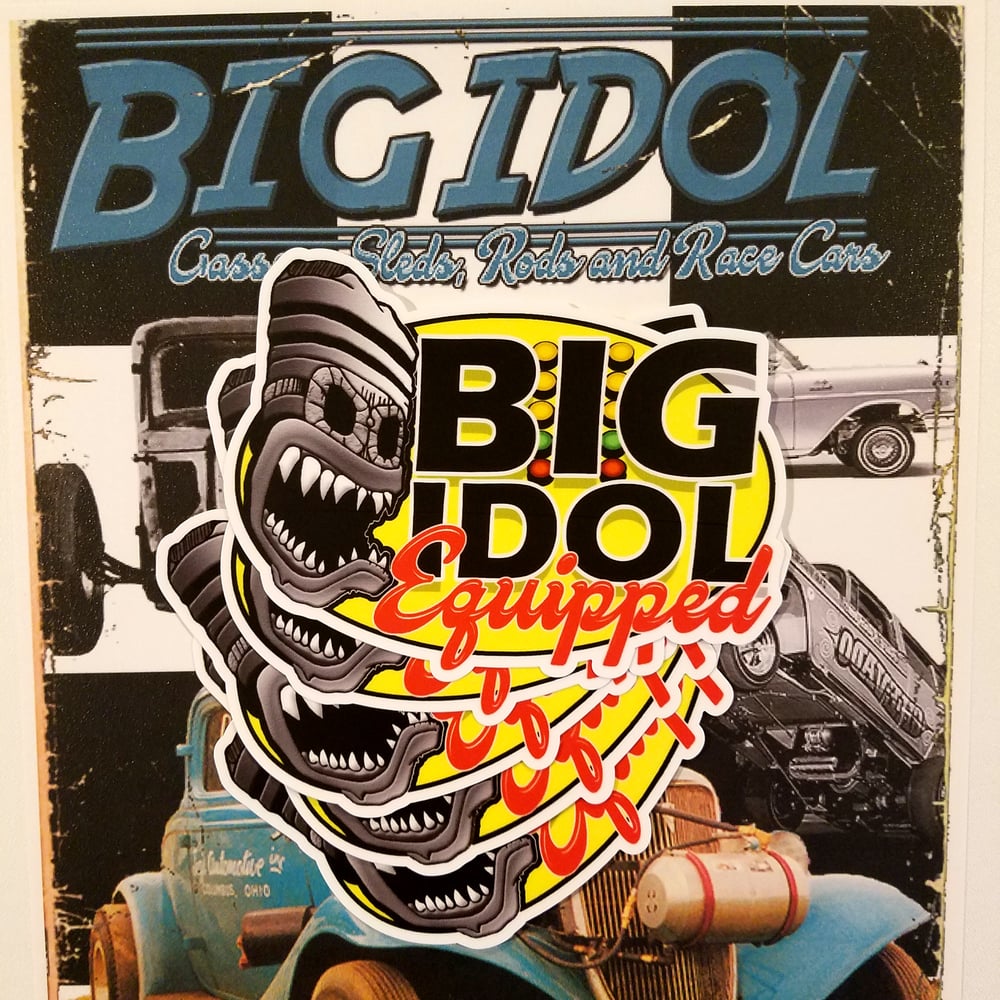 Drag Parts Throwback Sticker