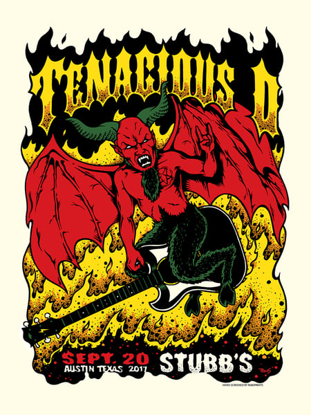 Image of Tenacious D - Official gig poster