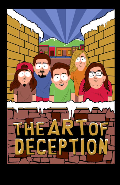 Image of The Art of Deception Cartoon T-Shirt