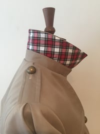 Image 5 of Totty Trench with tartan trimmings