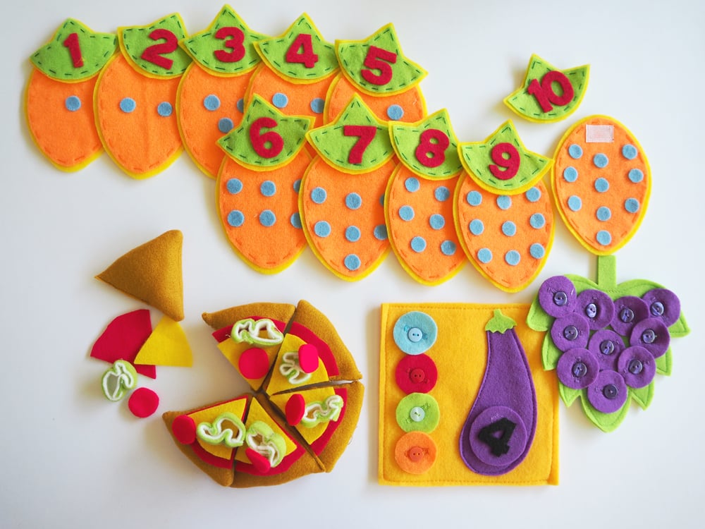 Image of Playfelt set 3 - Pizza