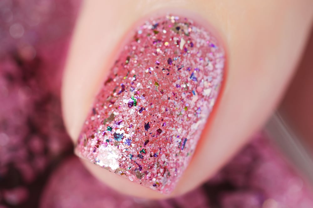 Image of ~Whippersnapper~ pale pink chrome w/multichrome & silver flakes and a dash of glitter!
