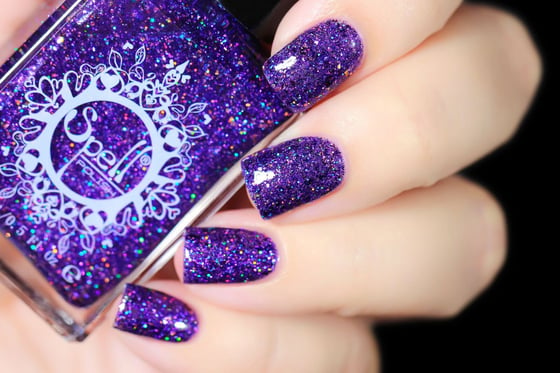 Image of ~Manther~ purple jelly w/multichrome flakes, microglitters and opal glitters!