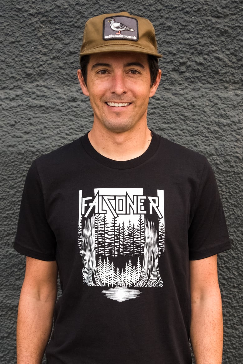 Image of Falconer Cycles 'Tall Trees' T-shirt