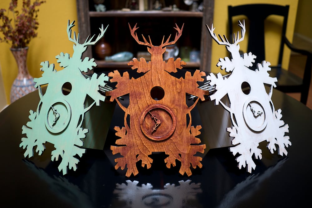Image of Cuckoo Clock Birdhouse Art