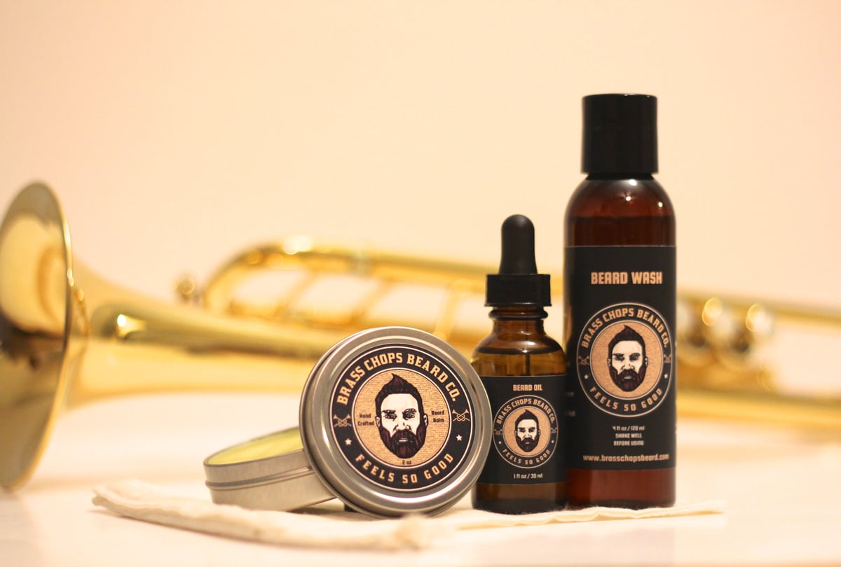Brass Chops Beard Care Trio Brass Chops Beard Company, LLC