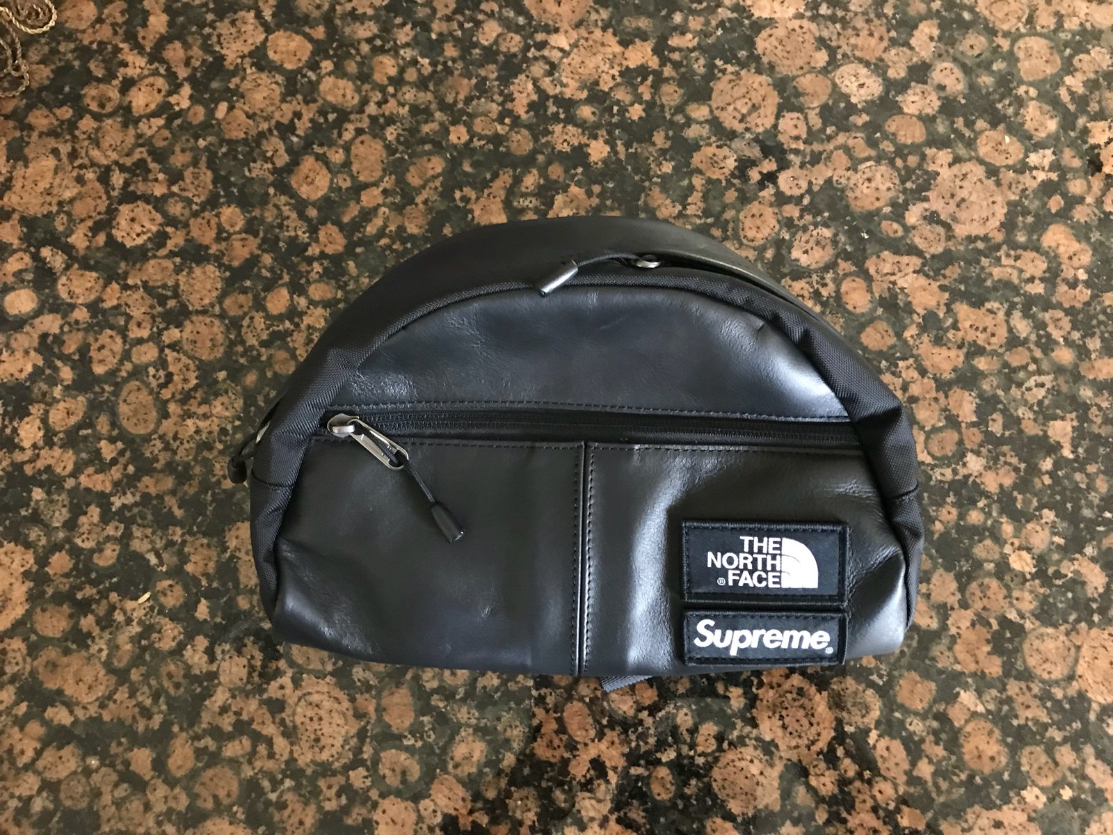 Supreme x The North Face Leather Roo II Lumbar Pack