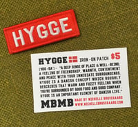 Image 4 of Hygge- Iron on Patch