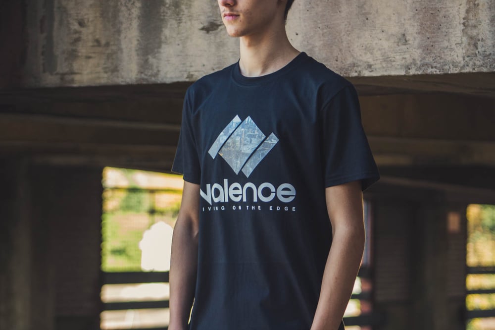 Image of Valence Original Living on the edge TEE - BLACK