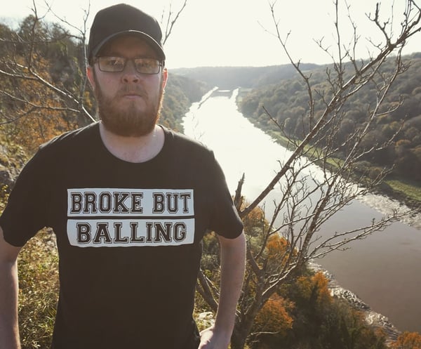 Image of Broke But Balling Black Tee