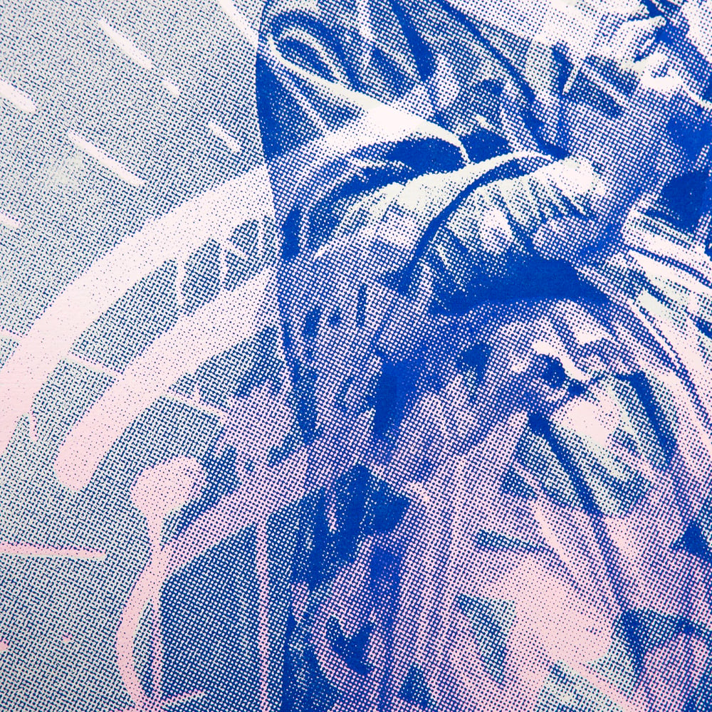 Image of Graffiti Halo (Blue)