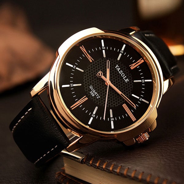 Image of Luxury Rose Gold Watch For Men FREE WORLDWIDE SHIPPING