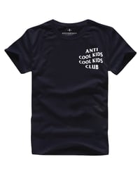 Image 1 of ANTI COOL KIDS TEE BLACK