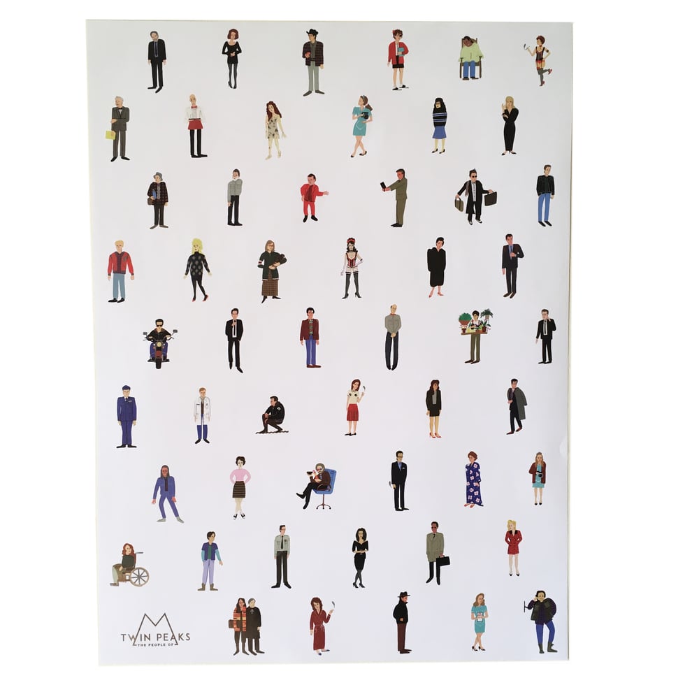 Image of The People of Twin Peaks Poster