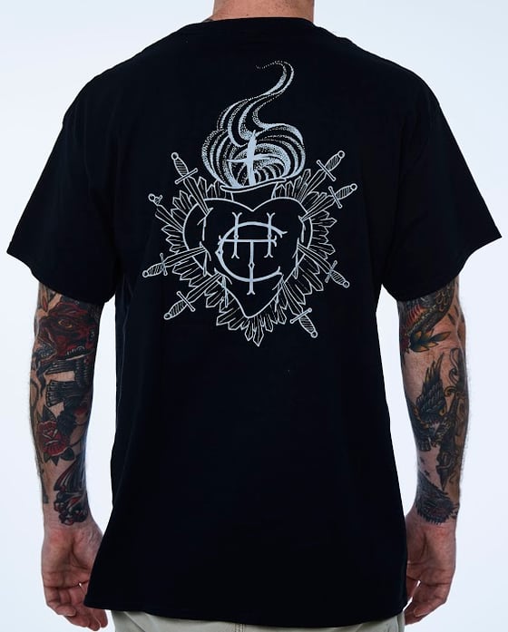 Image of College Hill Tattoo T-Shirt (black)