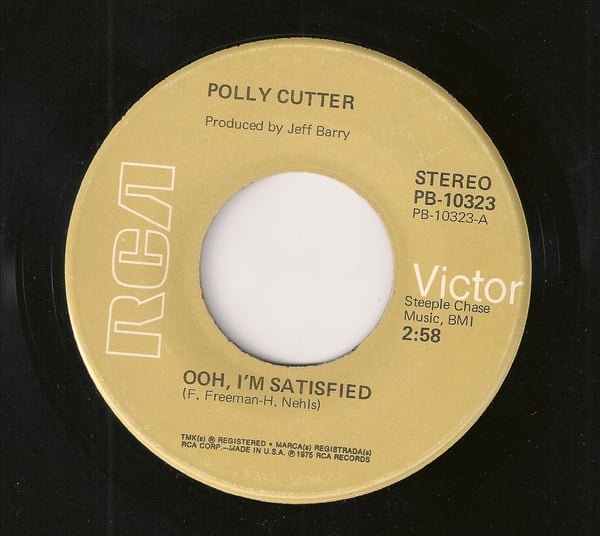 Image of Polly Cutter 	 -  	OOH I'M SATISFIED / THIS IS THE NIGHT