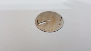 Image of WEST END ARABIC NUMERAL GENTS WATCH DIALS.NEW (RED OR BLACK)NEW OLD STOCK.