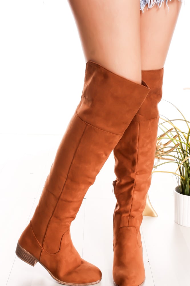 Image of Knee High boots (Tan)