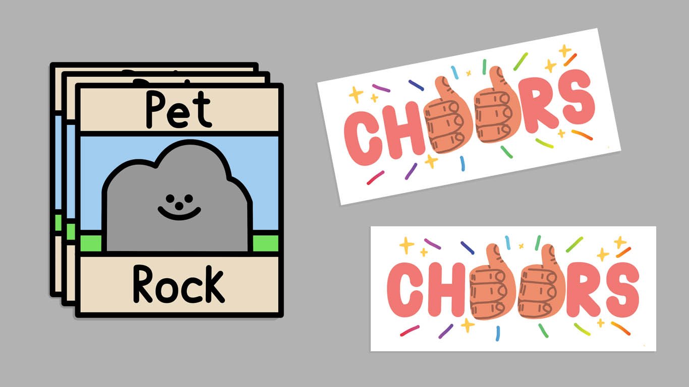 Image of Sticker Pack! Set of two stickers (1 of each)