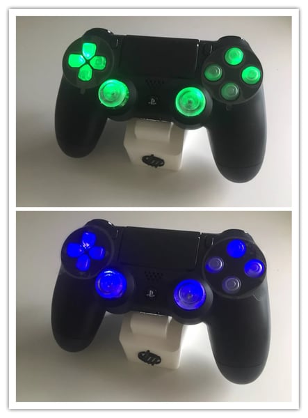 Image of Green or Blue Led Mod Ps4 Controller