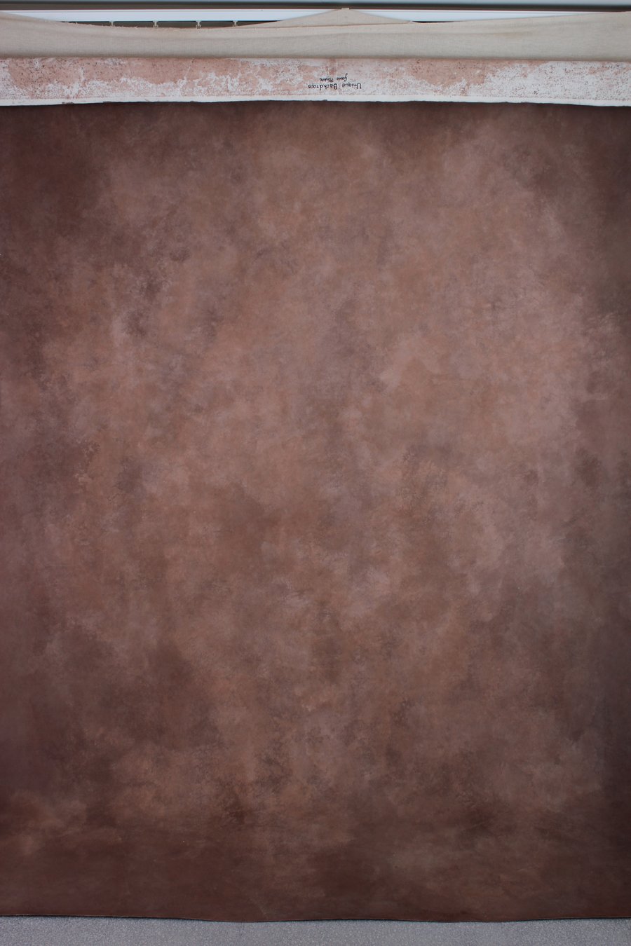 Image of Made to order, Warm Brown backdrop hand-painted on canvas 190/268cm